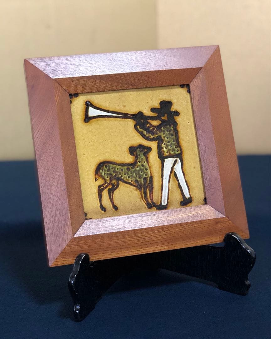 割引！《R》船木研兒 陶額 陶板画 陶芸家 251009い1