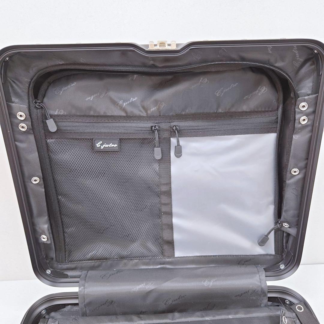 C.JUTRO スーツケース 黒 ブラック Miniサイズ 機内持ち込み可
