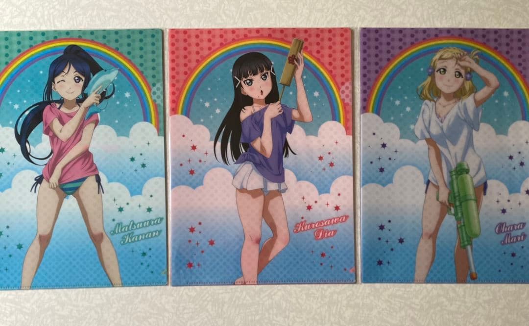 未使用・未開封・ラブライブ！サンシャイン・クリアファイル18枚セット