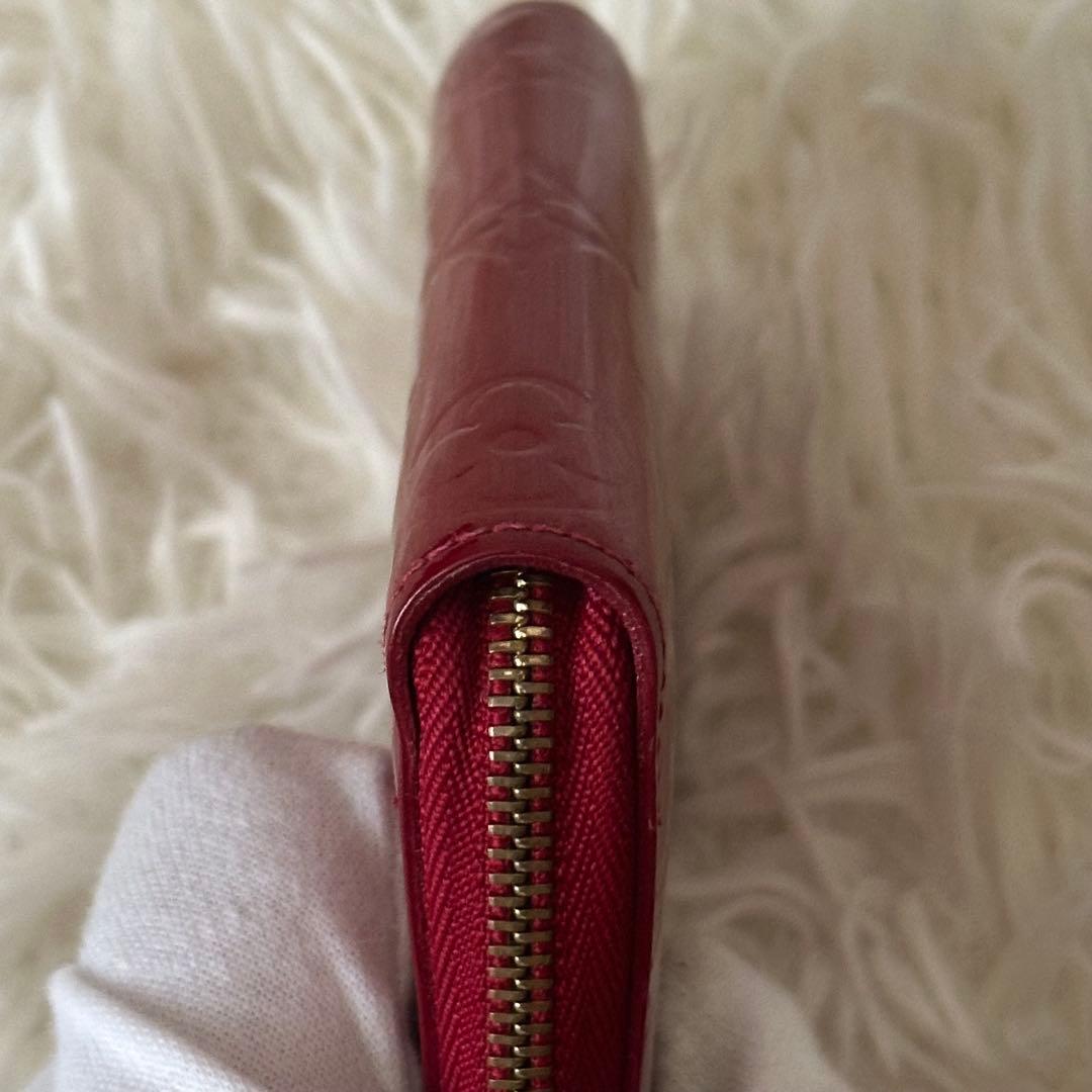 ✨️美品✨️ ルイヴィトン ヴェルニ モノグラム ケース 光沢 レザー 赤