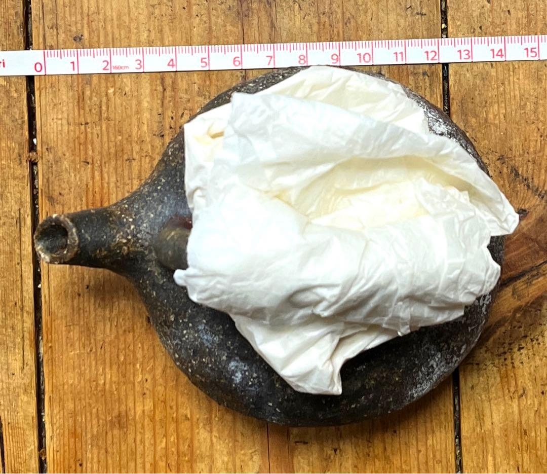 燗瓶　備前焼　閑山作