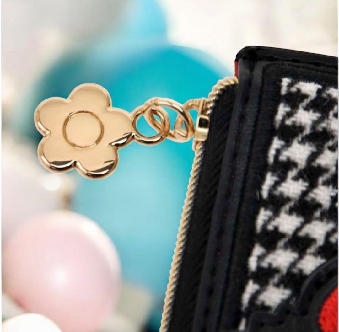 ディズニー×マリークワント♡三つ折り財布＆ファスナー付きパスケースセット新品