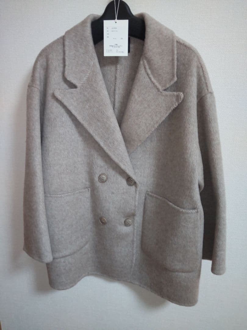 ラビッシュゲート ウールショートコートベージュ