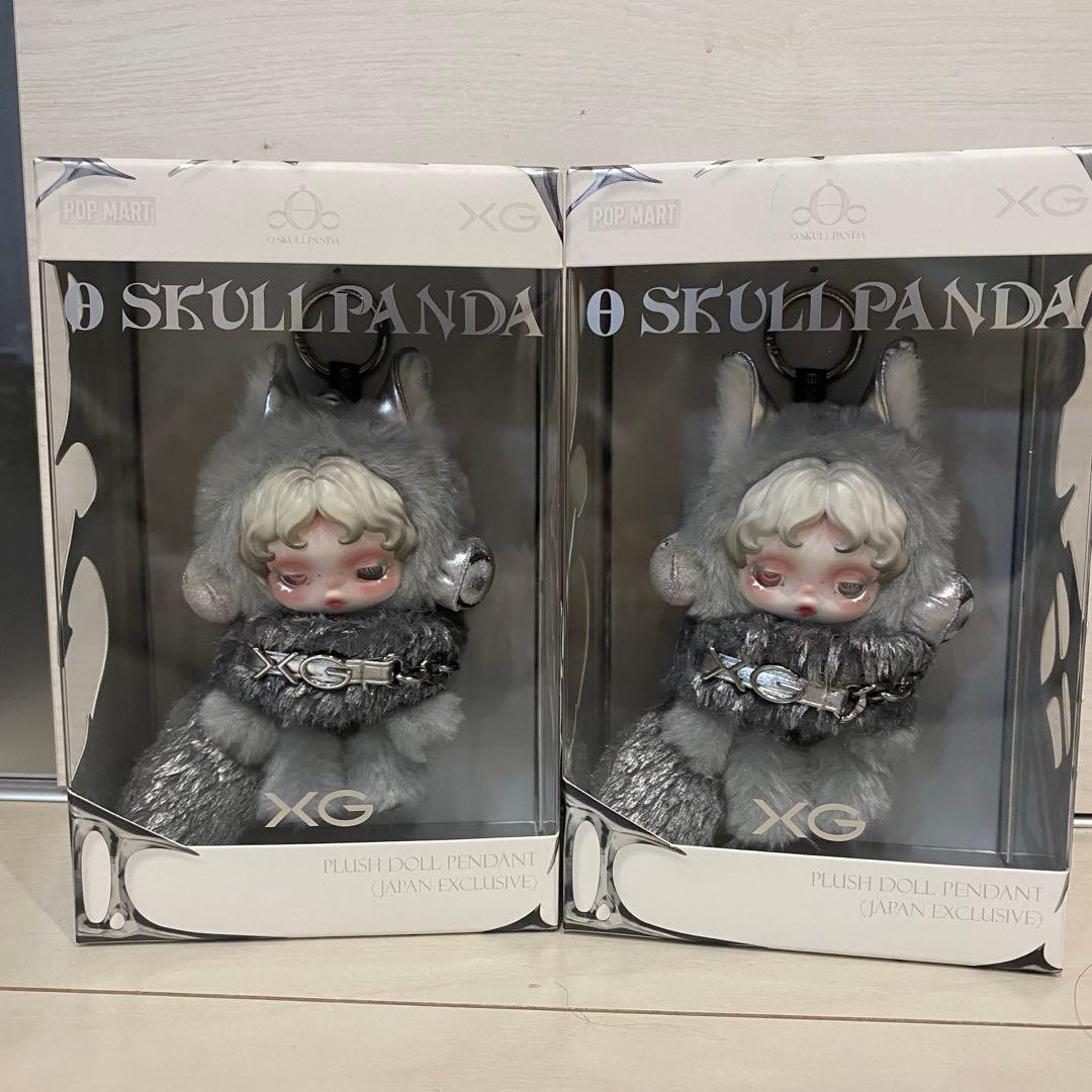 SKULL PANDA XGコラボ ぬいぐるみペンダント 日本限定2個セット