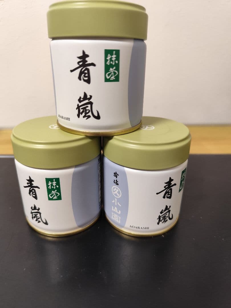 丸久小山園抹茶青嵐40g 3缶セット