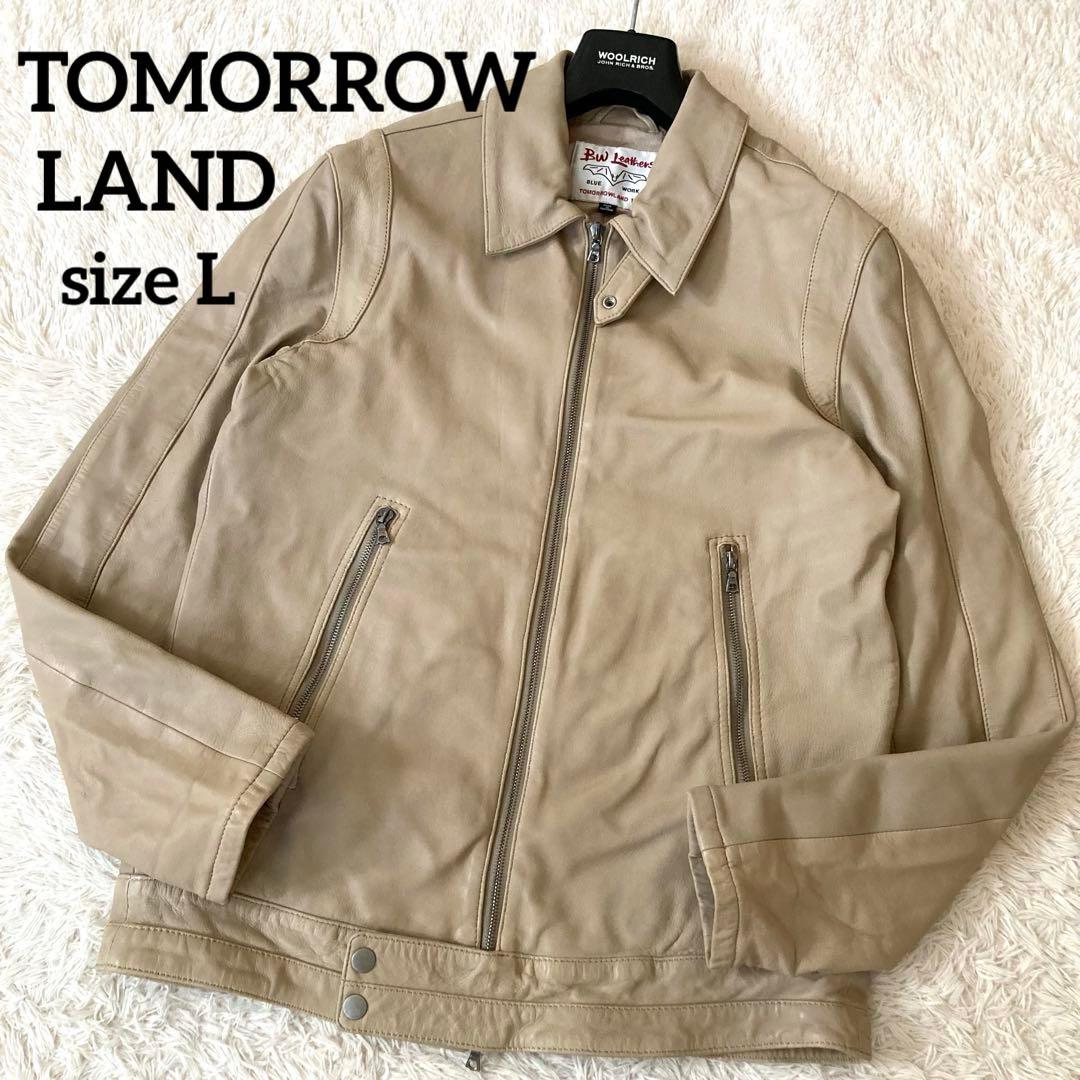✨羊革✨ラムレザー トゥモローランド シングルライダース レザージャケット L