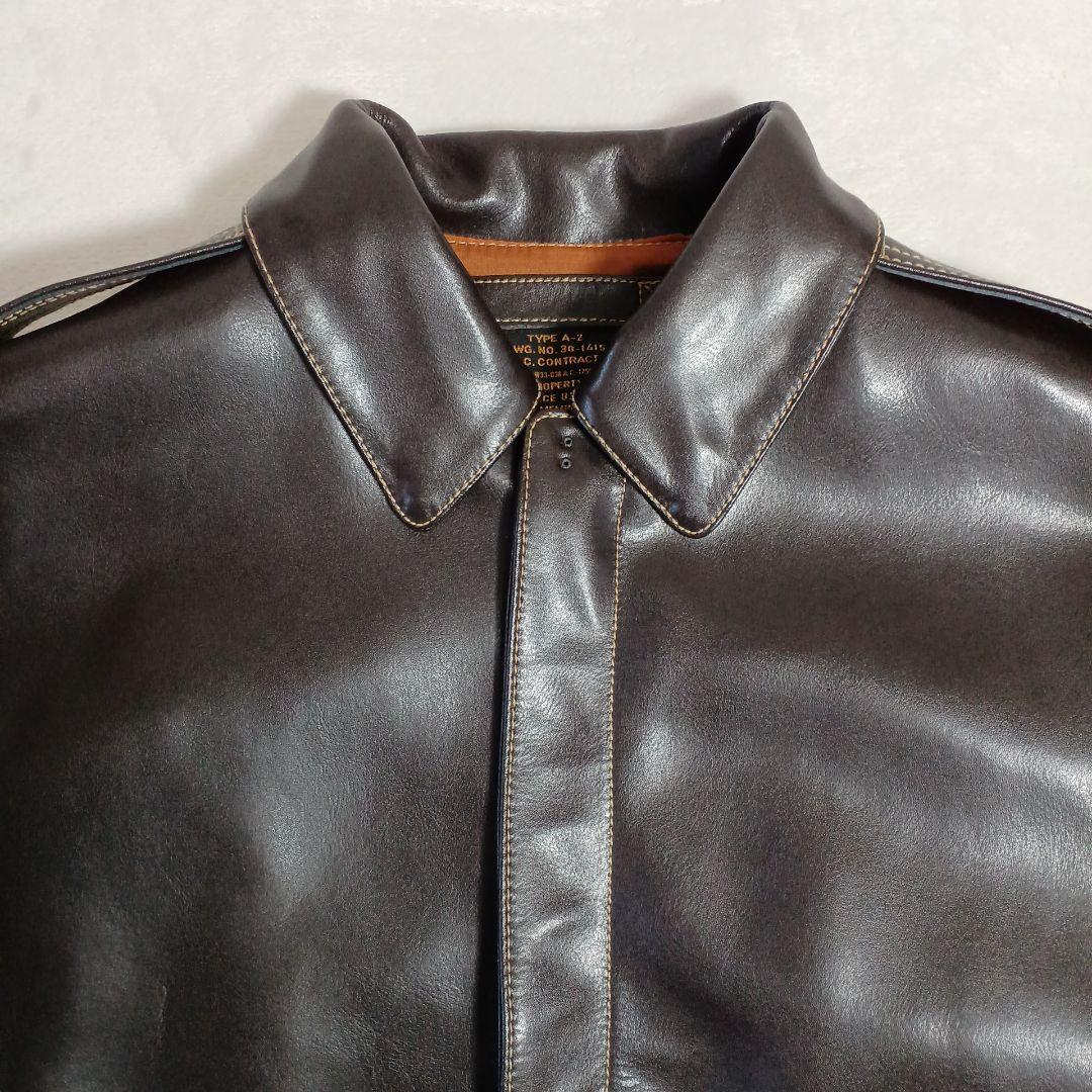 中田商店 モーガンメンフェスベル　A-2 フライトジャケット 焦茶　サイズ40