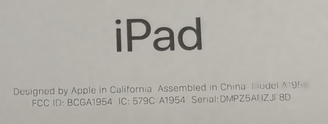 iPad 第6世代 セルラーモデル 32GB A1954 MR6P2J/A