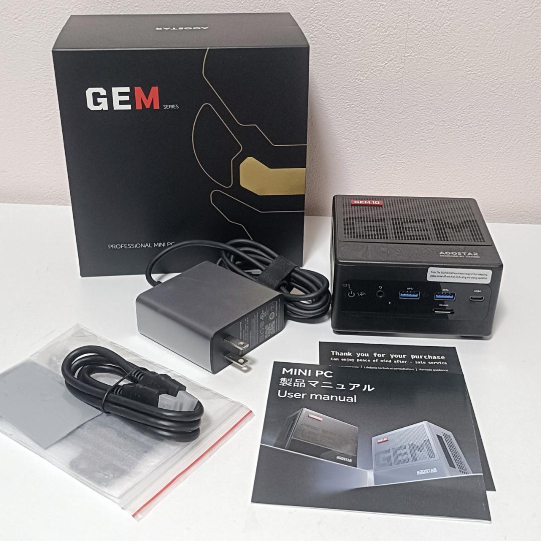 AOOSTAR GEM10 Ryzen7 6800H 32GB 通電ok起動NG