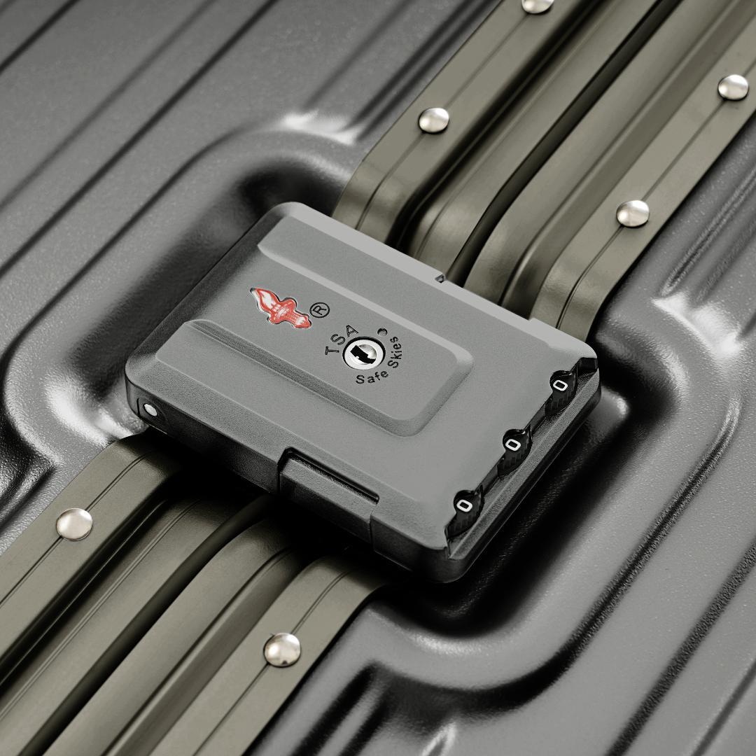 スーツケース Mサイズ キャリーケース フレーム型 USBポート付 軽量 静音