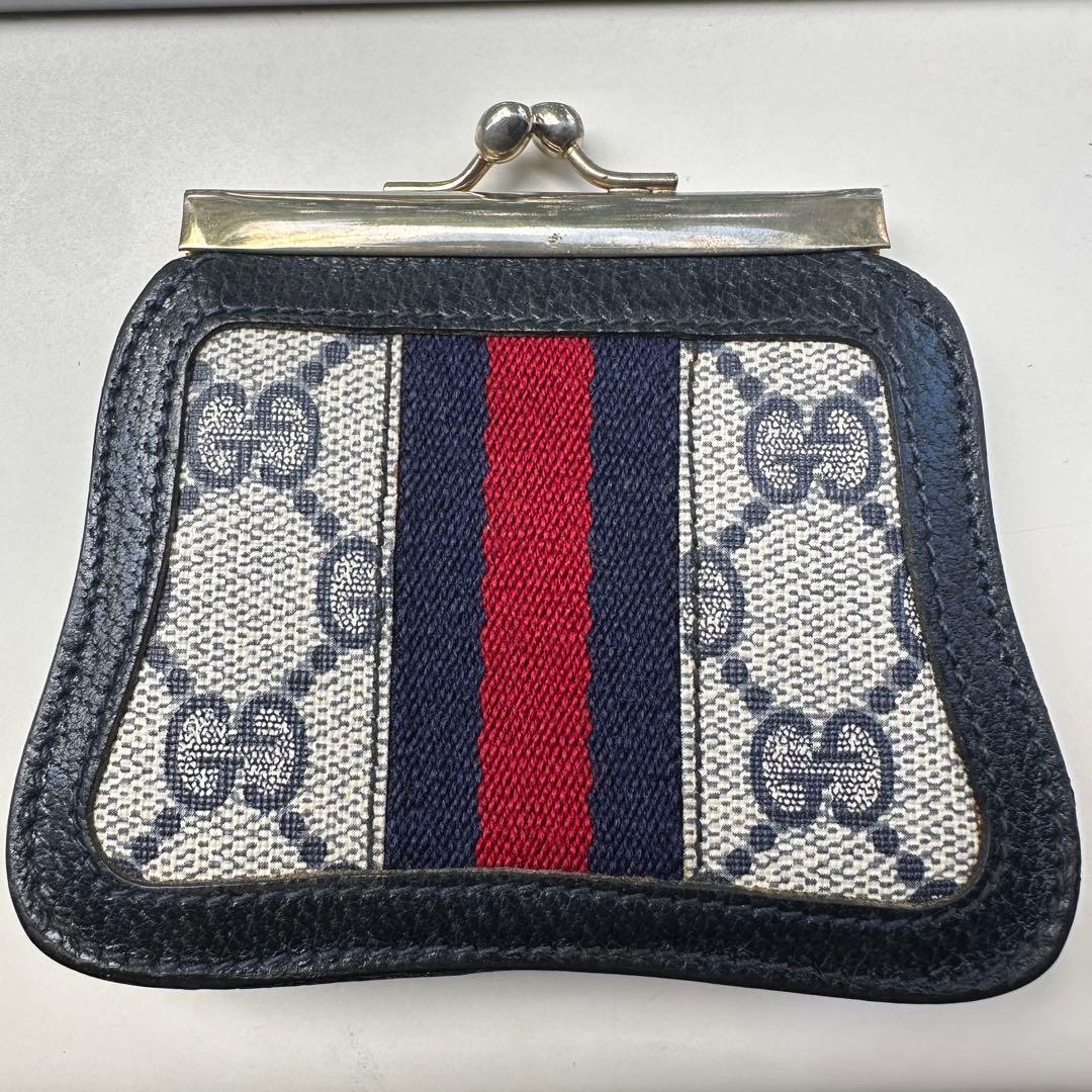 オールド GUCCI オールドグッチ がま口 財布 ケース レトロ