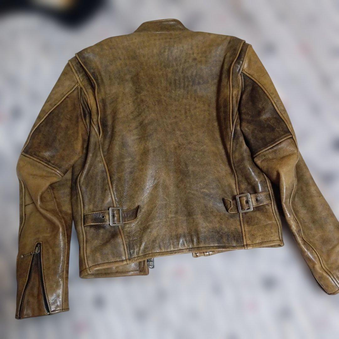 80s RBC シングルライダースジャケット 34