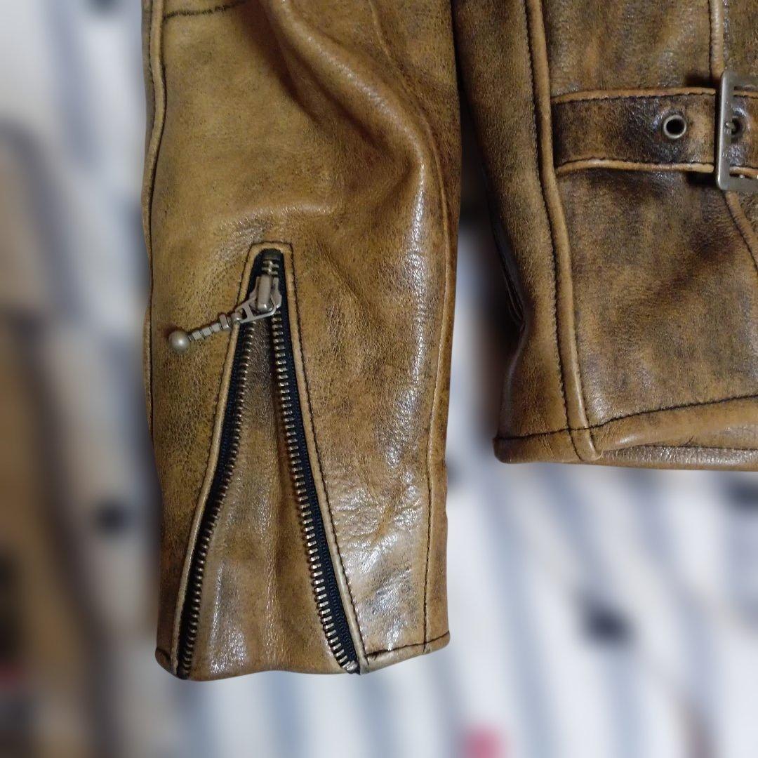 80s RBC シングルライダースジャケット 34