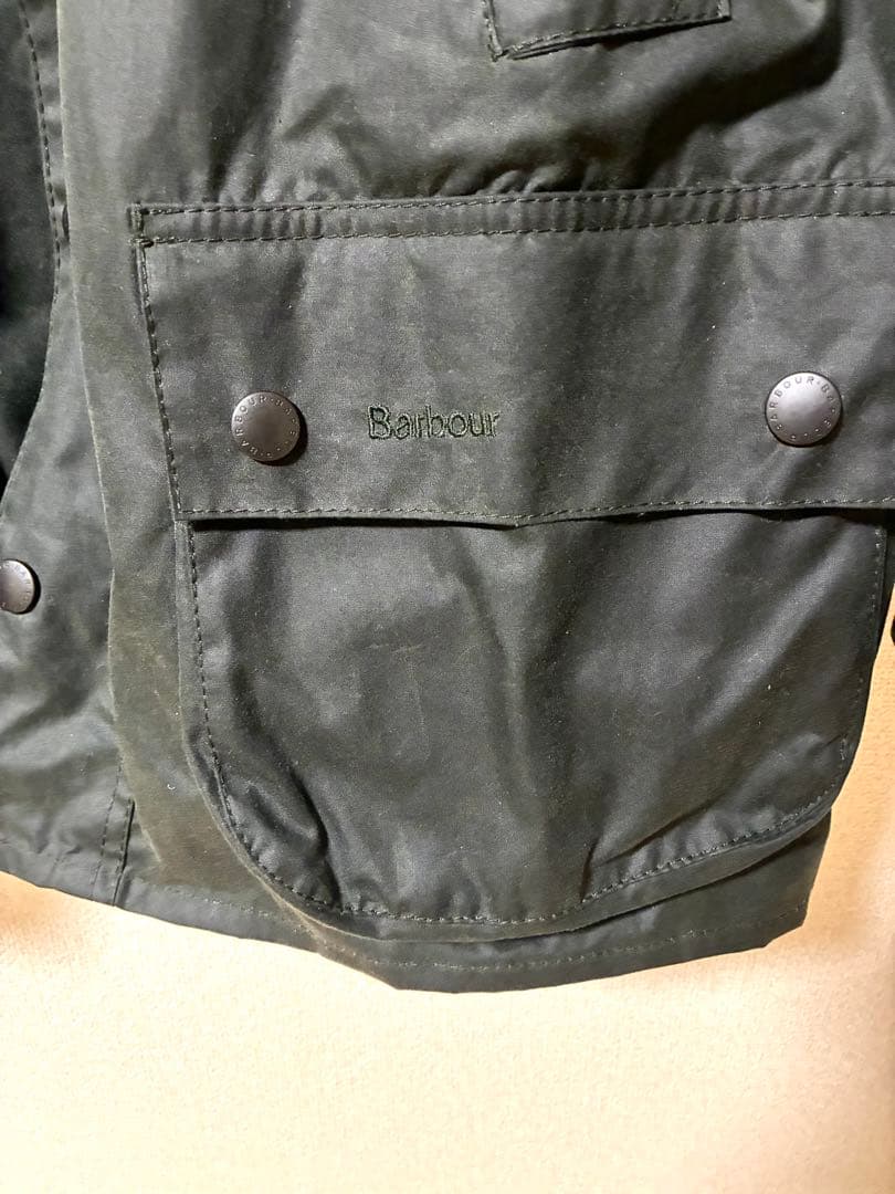 Barbour バブアー ビデイル ワックスド 40 セージ レギュラー