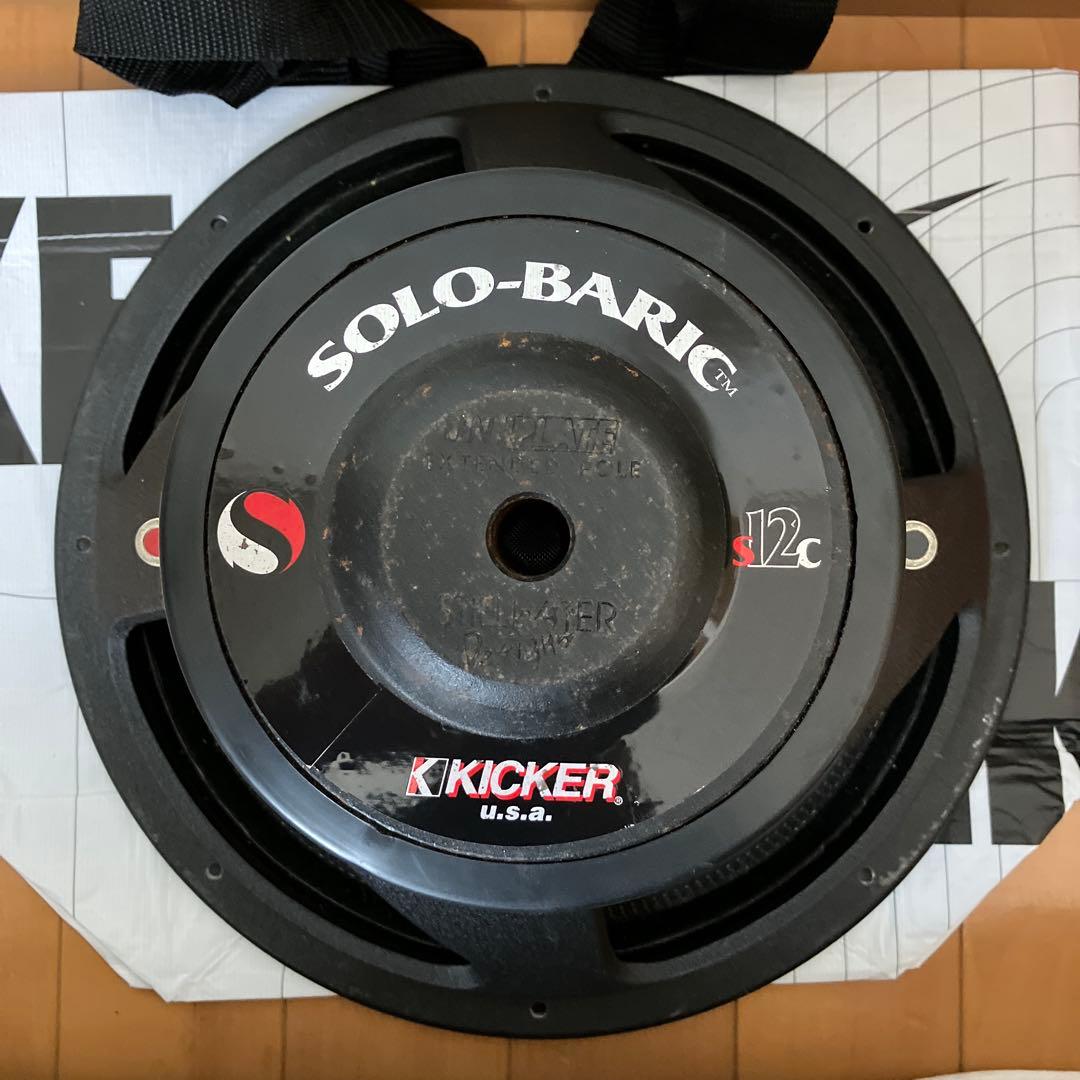 激レア　KICKER SOLO-BARIC S12C 12インチサブウーファー