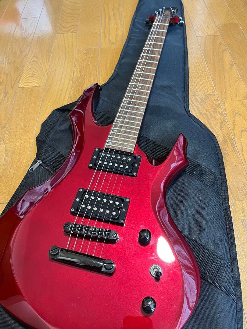 【値下げ可】ESP エレキギター　赤　レッド　grass roots