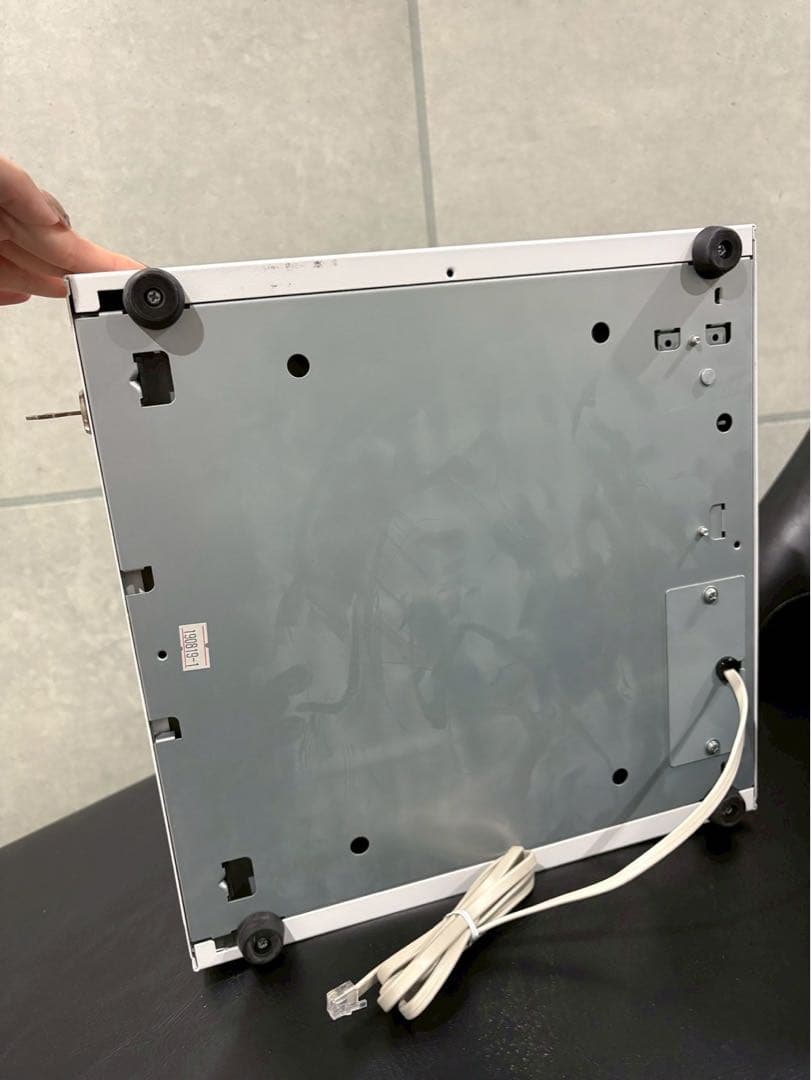 BUSICOM レジボックス ホワイト 4トレイ付き