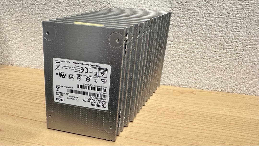 TOSHIBA 128GB SSD 10個セット 85％〜 ☆90-13
