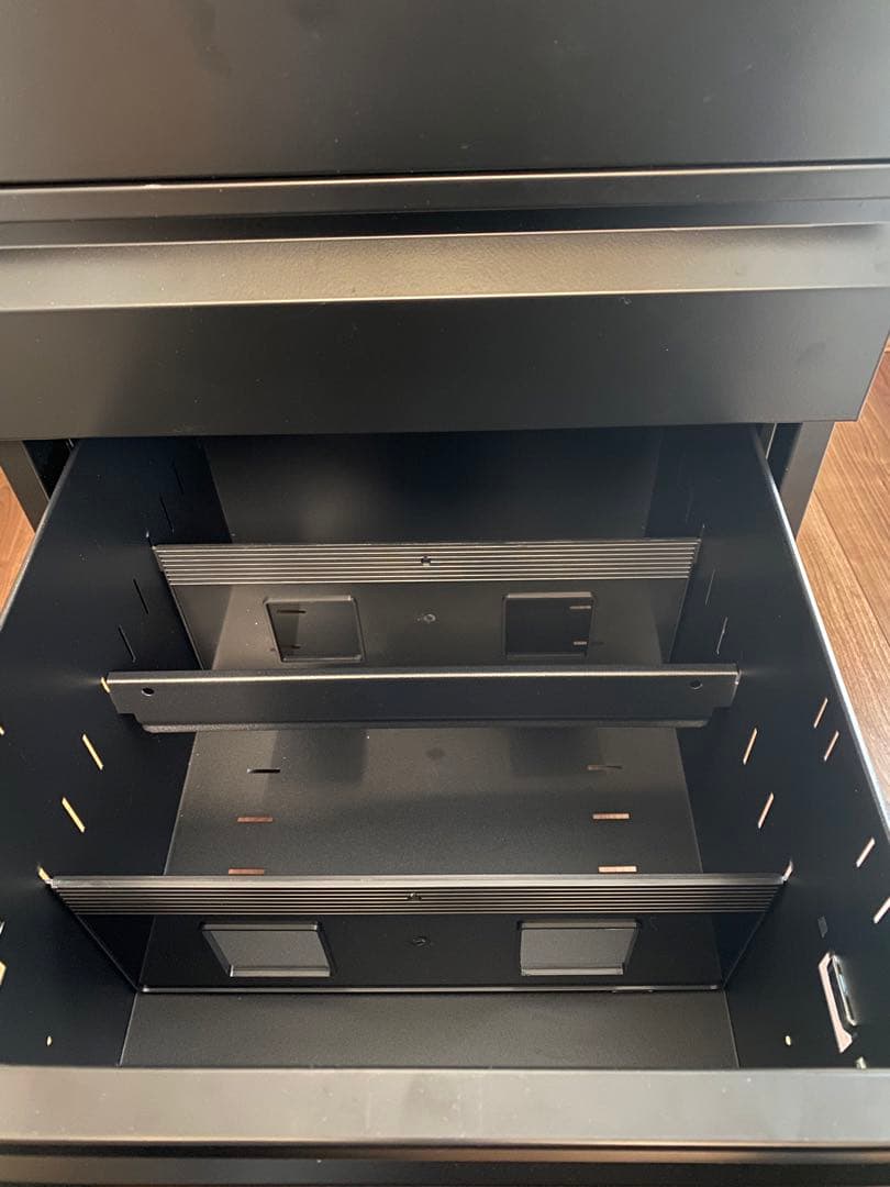 【訳あり品】サイドワゴン オフィス 鍵付き キャスター付き 3段 完成品