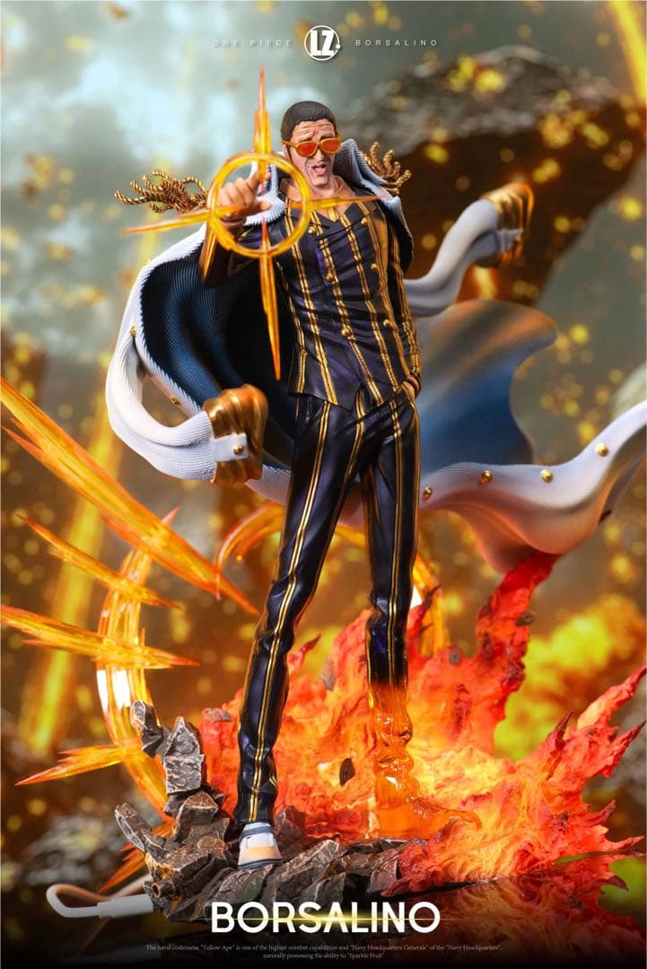 ワンピース POP 海軍 黄猿／ボルサリーノ フィギュア ガレージキット