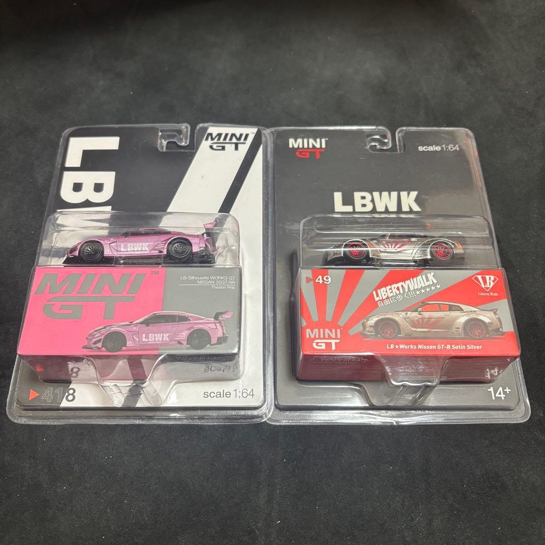 MINI GT LBWK Nissan GT-R (R35) 2台セット