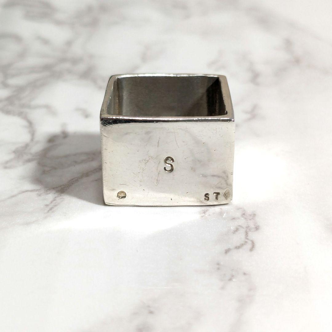 セルジュトラヴァル　東西南北　リング　シルバー　スクエア