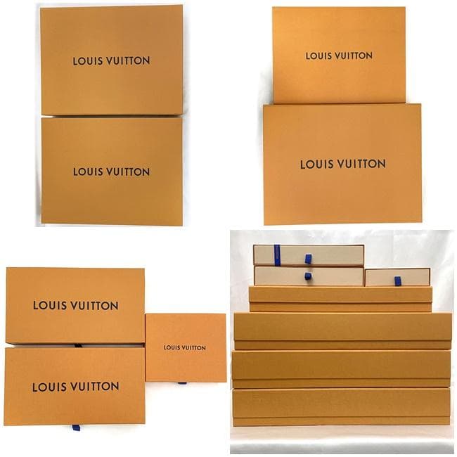 ルイ ヴィトン 箱 7点セット 保存箱 リボ ギフトボックス 財布 鞄 マフラー
