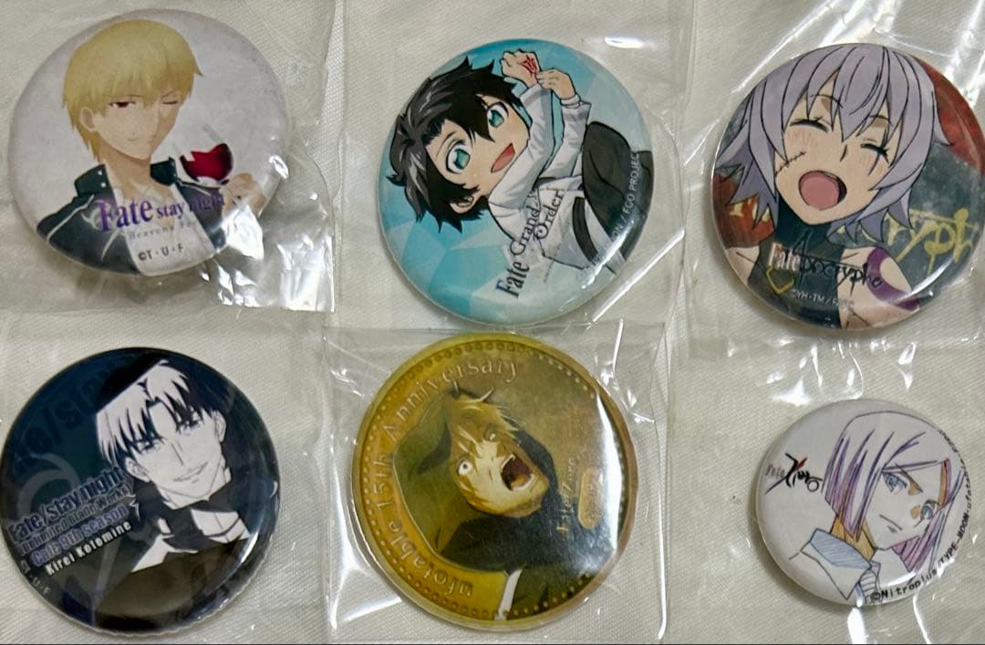 FGO Fate 缶バッジ まとめ売り 38個 FES 霊基召喚缶バッジ