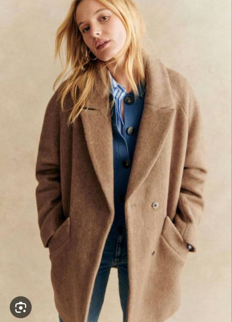 Sezane Ander Wool Coat セザンヌのウールコート 34