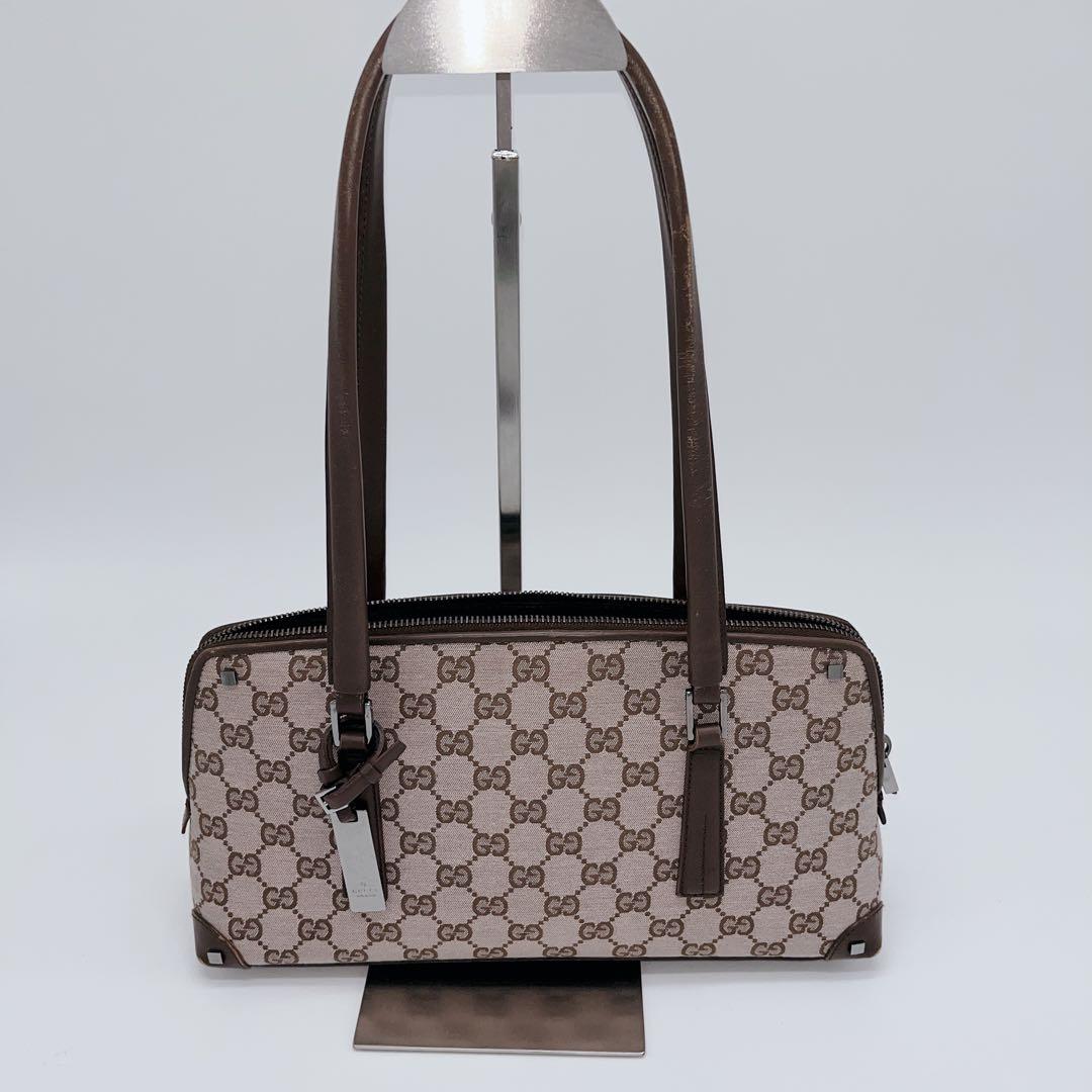 GUCCI グッチ　ハンドバック　001 4283 GG柄 GGキャンバス　肩掛