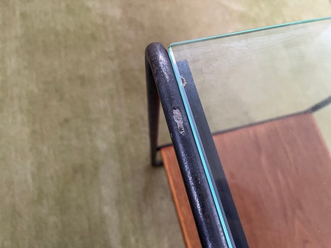 a.depeche サイドテーブル ガラス天板