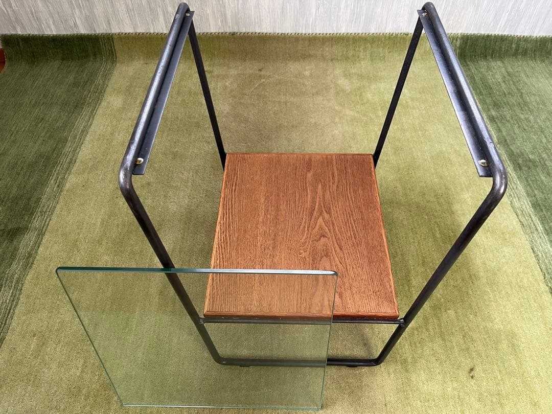 a.depeche サイドテーブル ガラス天板