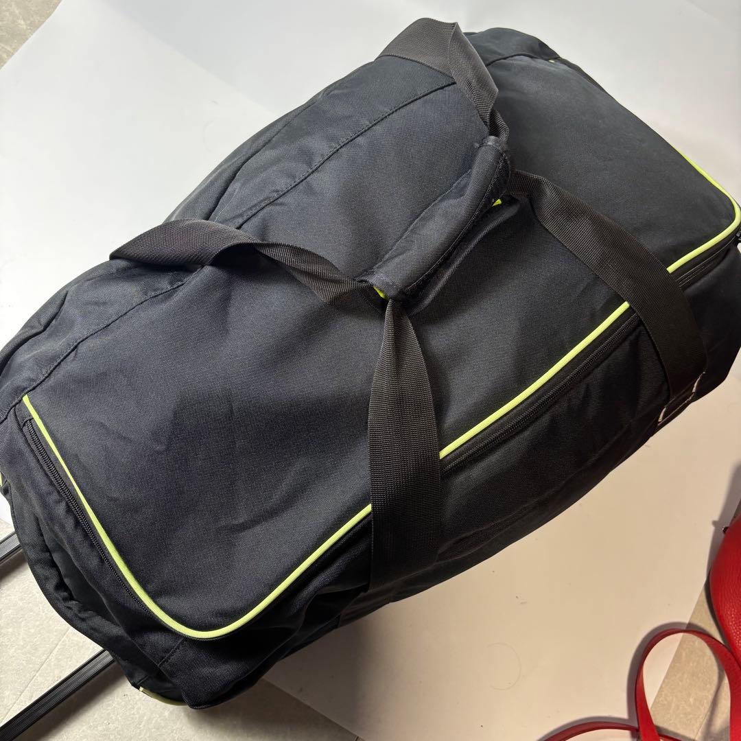 レアサイズ ナイキ キャリーケース 2輪 軽量 黒　イエロー　ゴルフ　遠征