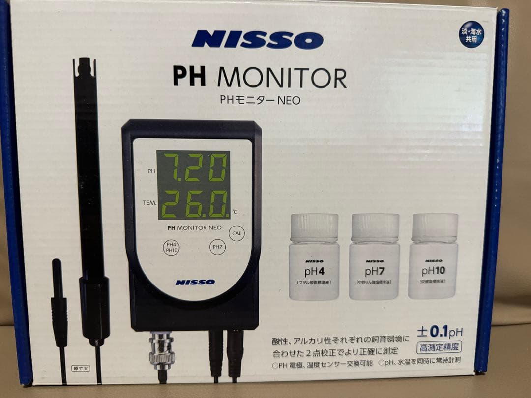 ニッソー　PHモニターNEO 水質測定器