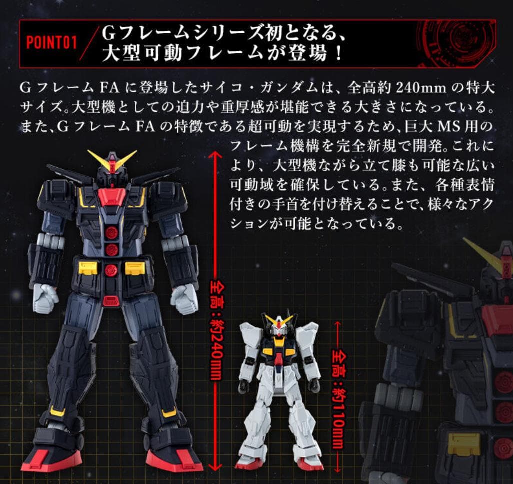 機動戦士ガンダム GフレームFA サイコ・ガンダム【プレミアムバンダイ限定】