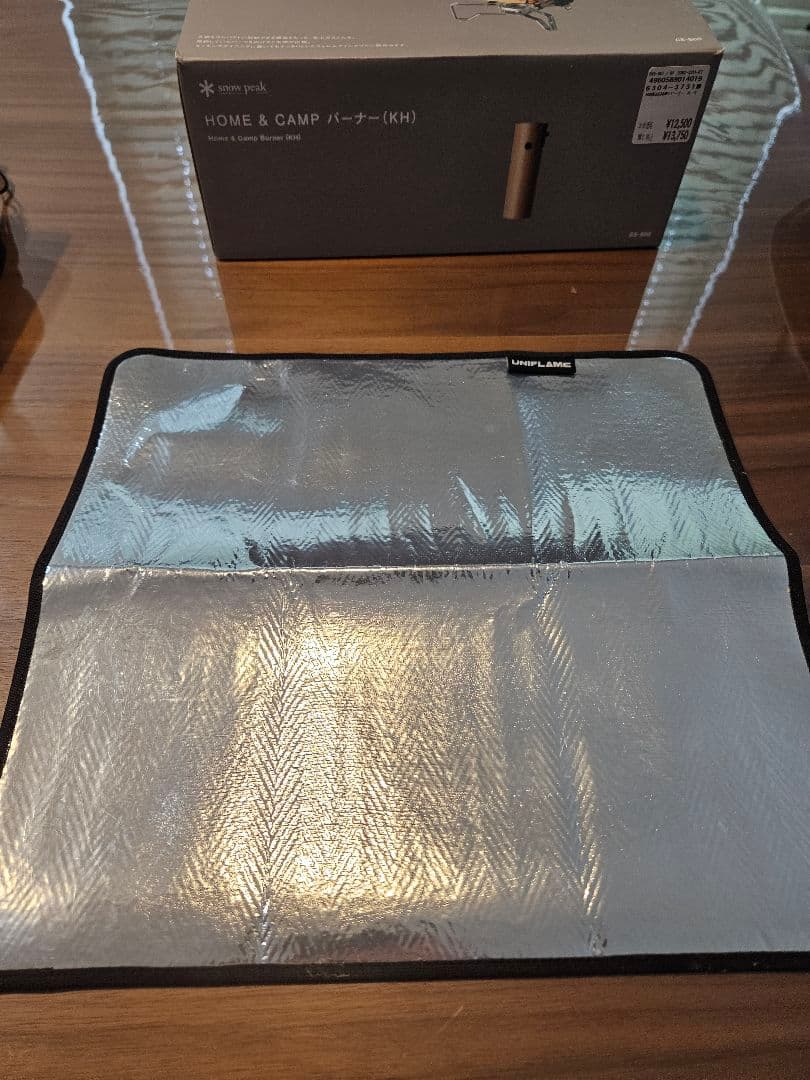 スノーピーク ホーム アンド キャンプ バーナー カセットコンロ 耐熱シート付き