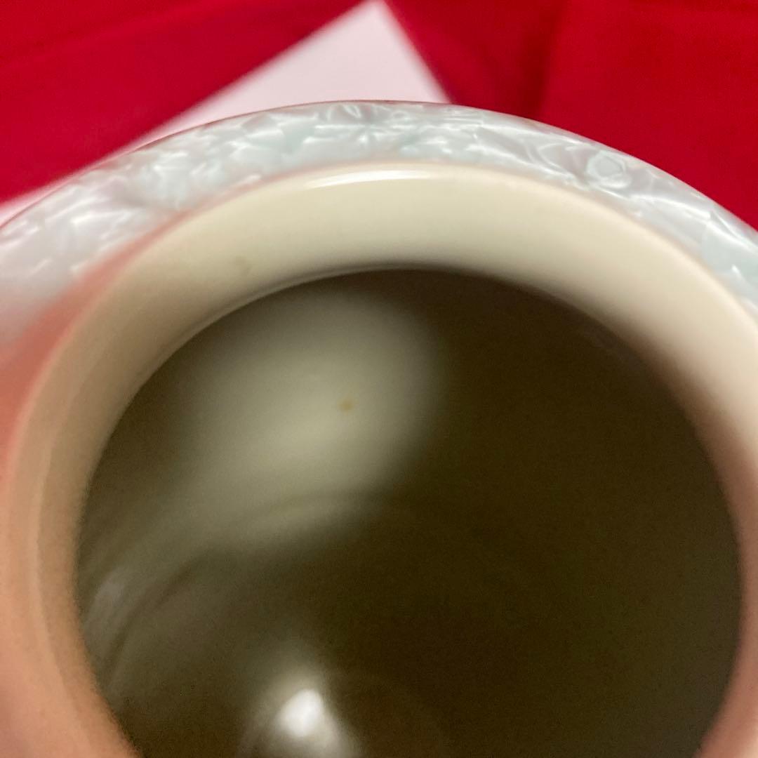 『未使用品』たち吉　京焼・清水焼　結晶釉　月華花生