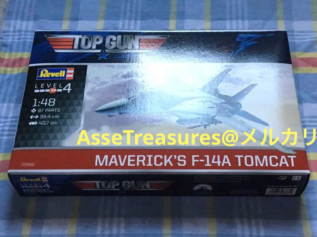 美品 トップガン 1/48 F-14A トムキャット マーヴェリック機 未開封品