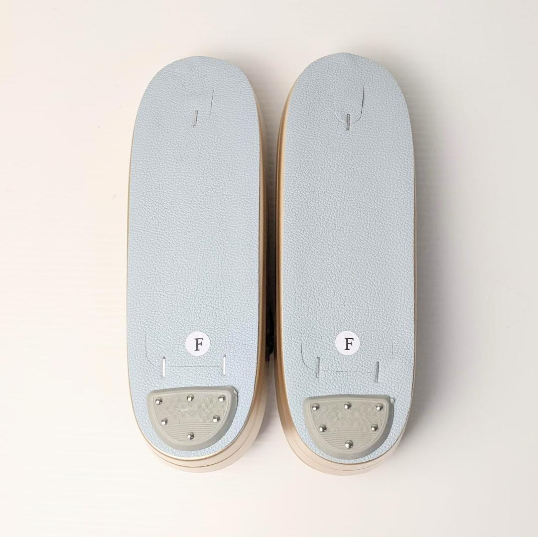 草履バッグセット 振袖用 帯地 金 黒 古典 フリーサイズ w49-6