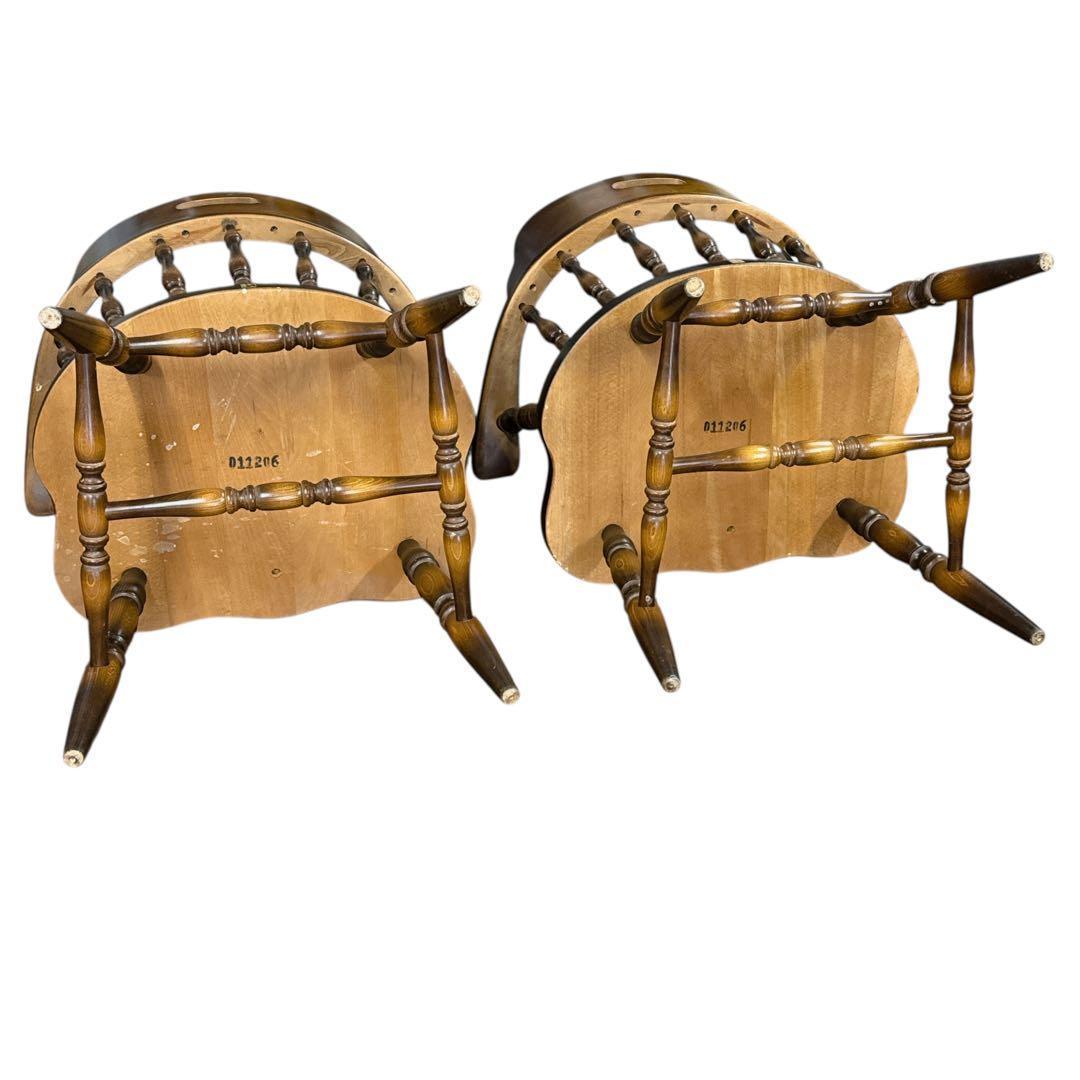 穂高 アームチェア 飛騨産業 キツツキ イス 2脚 ウインザーチェア