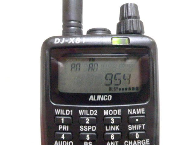 ALINCO DJ-X81 ワイドバンドレシーバー（受信機）初期化済 付属品完備