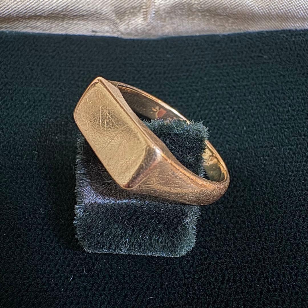 K18 印台 シグネットリング 15号【正規品】