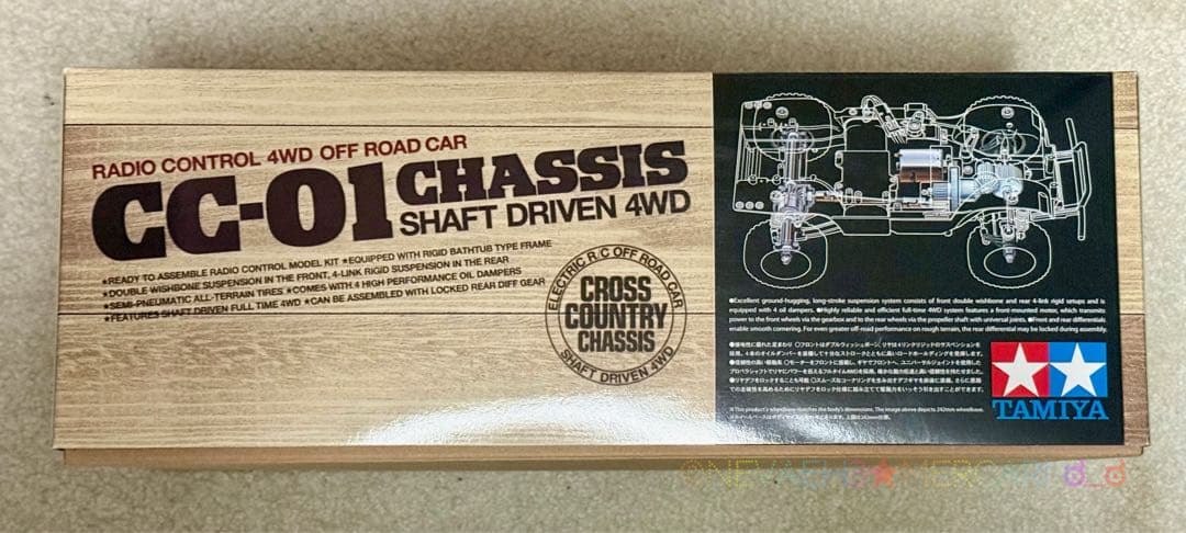タミヤ◆ トヨタFJクルーサー CC-01シャーシ オフロードRCカー 1/10