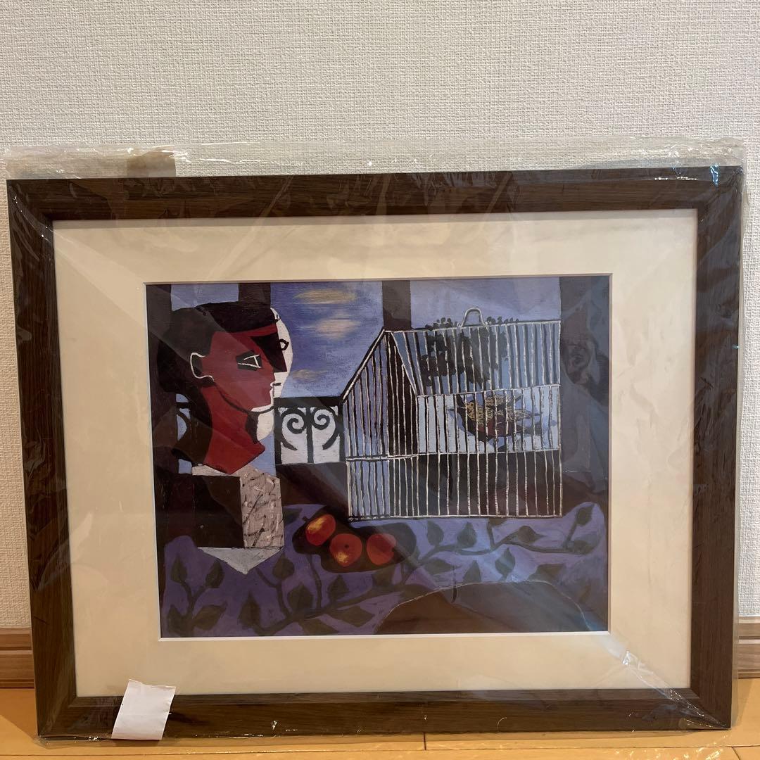 【新品•未使用】パブロピカソ　鳥籠　複製画