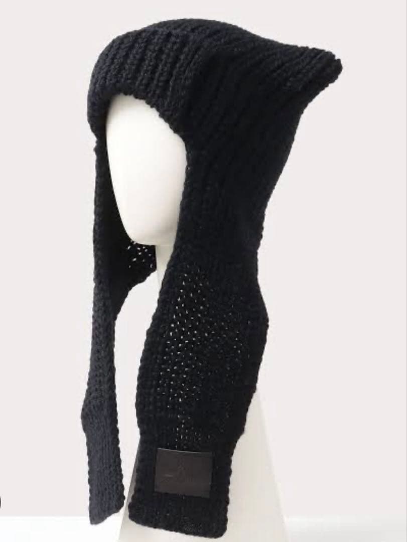 Vivienne Westwood 猫耳 ニット帽 ブラック