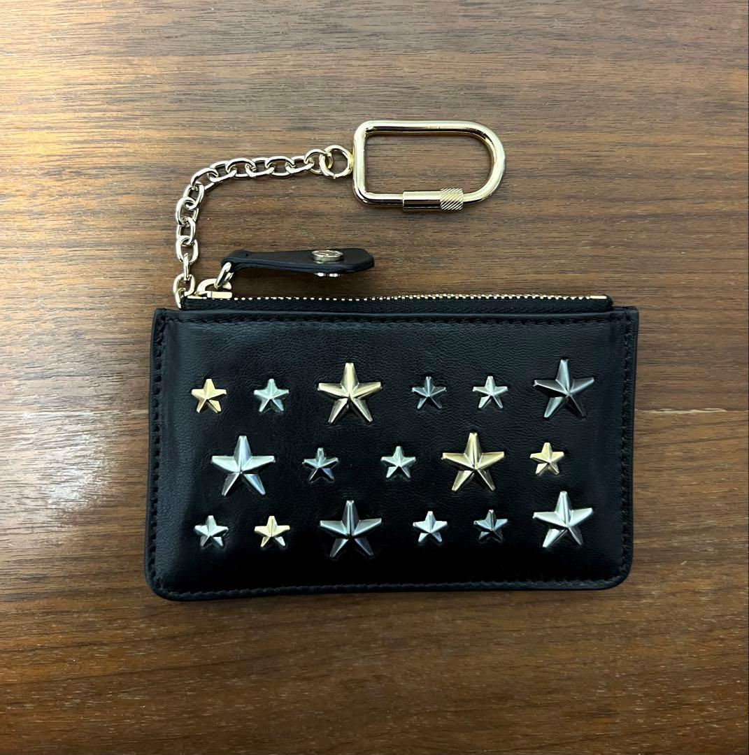 価格交渉可 未使用 JIMMY CHOO マルチカラースタッズ付き ケース