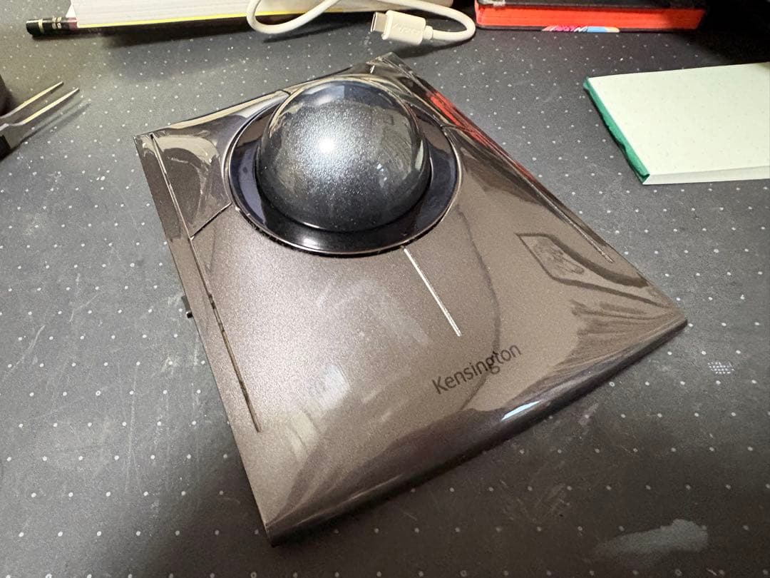 Kensington トラックボール本体 ダークグレー