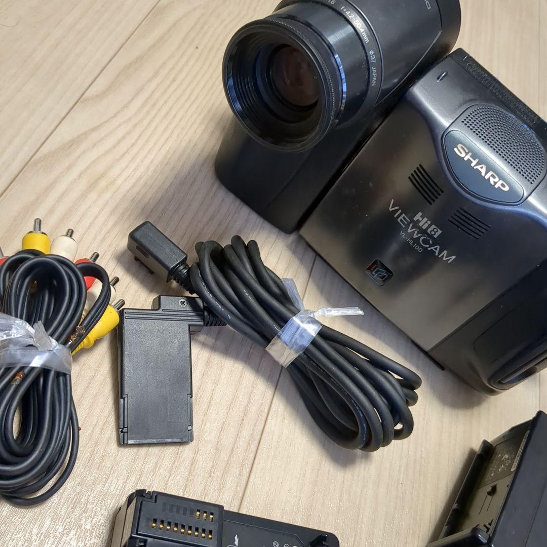 SHARP VL-HL100 VIEWCAM ビデオカメラ Hi8 フル装備