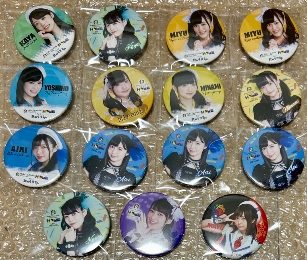 Wake Up. Girls! WUG 缶バッジ　まとめ売り