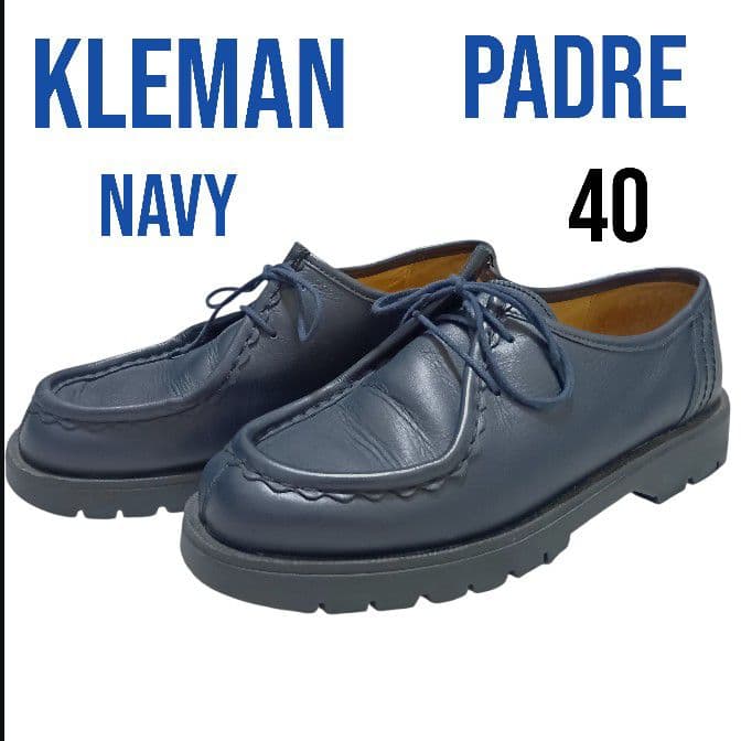 レア KLEMAN パドレ 40 チロリアンシューズ ネイビー レアカラー